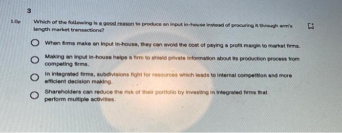 1.Op Which of the following is a good reason to