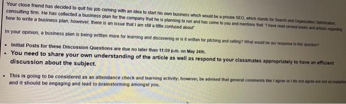 Your close friend has decided to quit his job