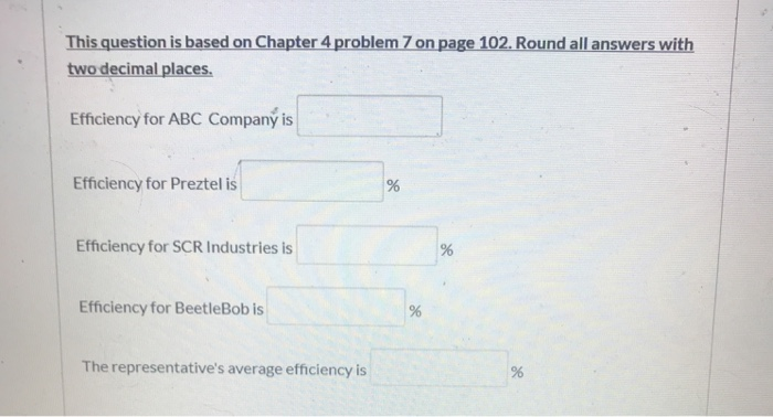 7. (**) Precision Machinery has set standard