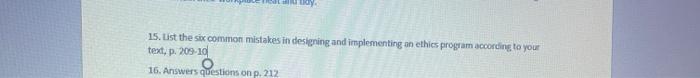 15. list the six common mistakes in designing and