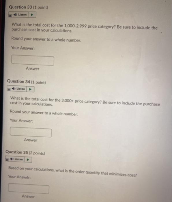 A company uses 6,000 widgets a year. Order costs