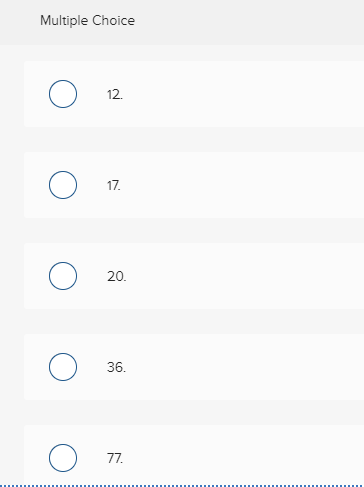 A project is represented by the following