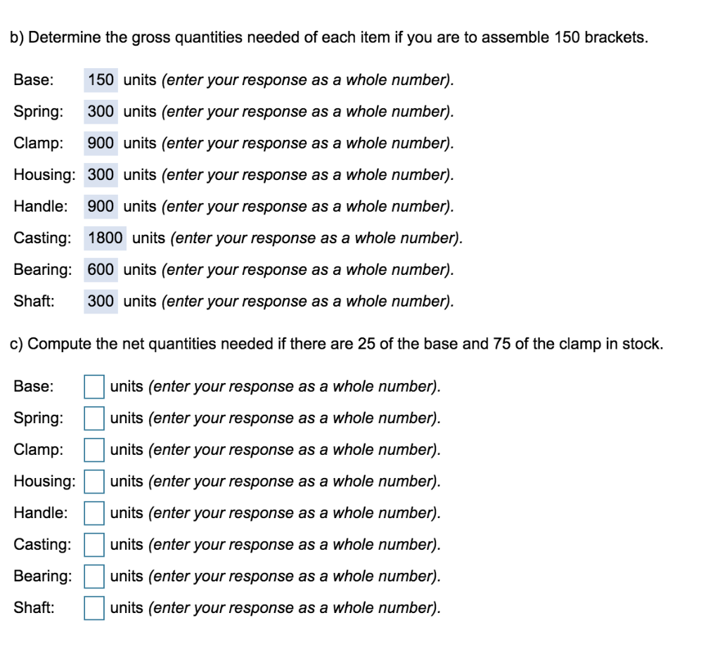 Please fill in the blanks. As the production
