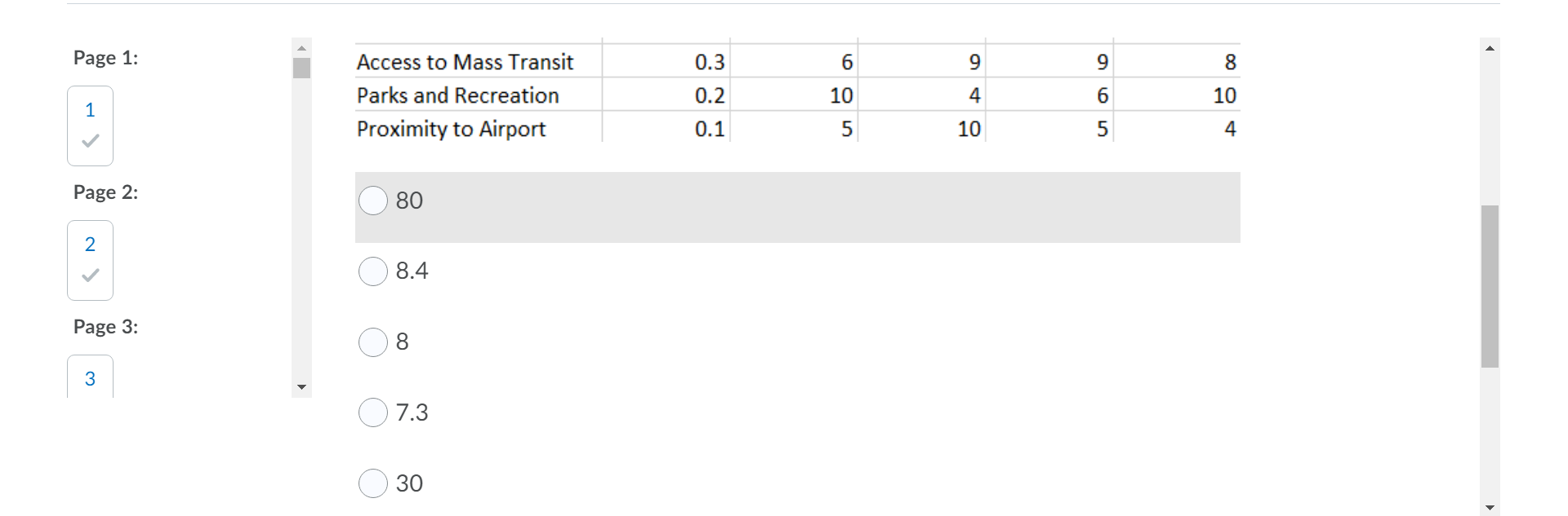 Page 1: 1 Question 11 (1 point) Scenario C: A