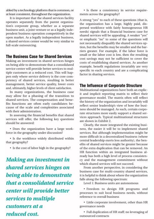 Based on the article, answer the following