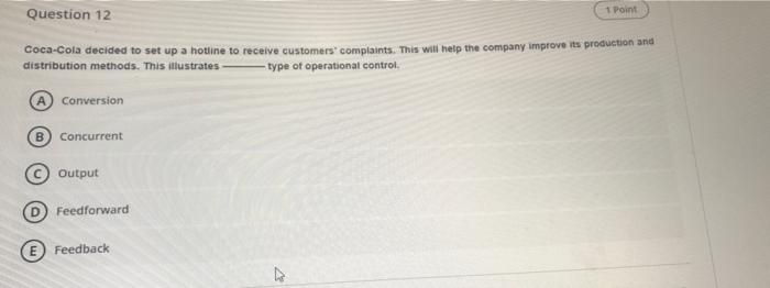 Question 11 1 Point Jeff Bezos has a great vision