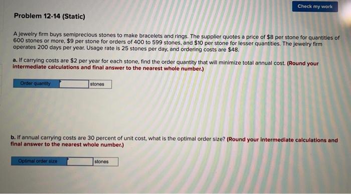 pls answer all Ch 12 Homework Seved Help Save &