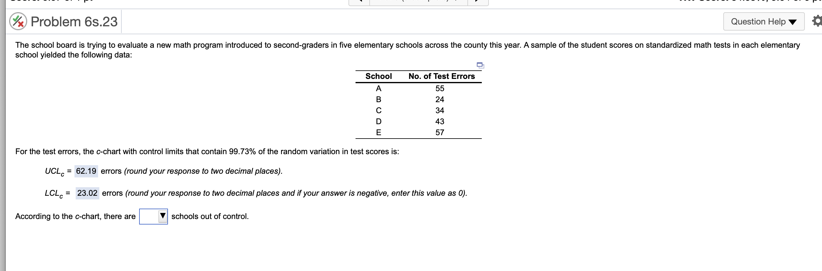 7x Problem 6s.23 Question Help The school board