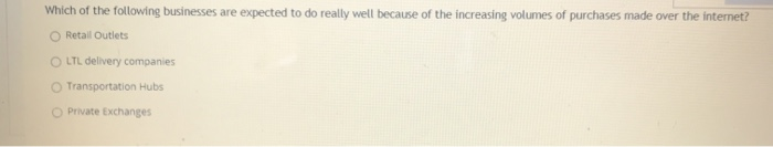 A shipping network with intermediate transit