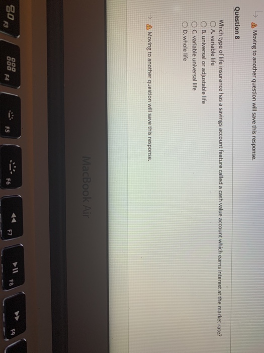 Question 6 An assisted living center: O A. is