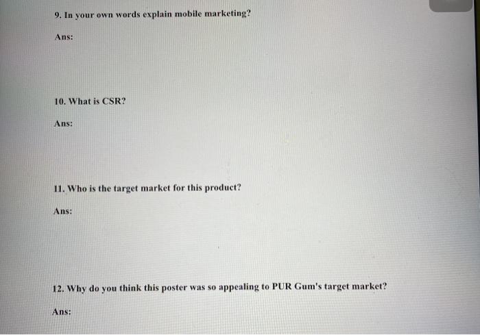 9. In your own words explain mobile marketing?