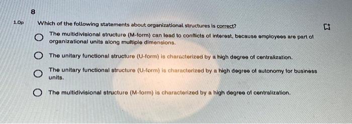 7 1.0p 13 According to the paradigm "structure