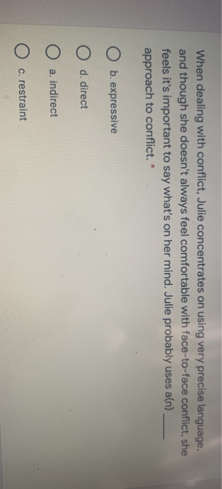 all are mcq Having a logical connection between