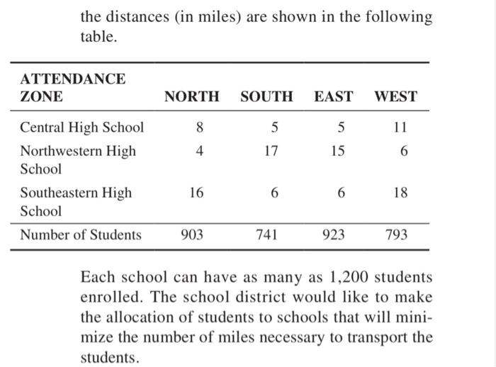 A school district must determine which students