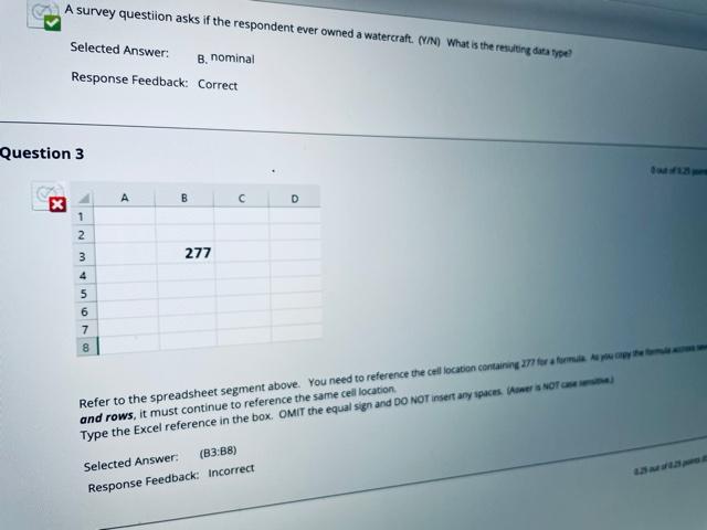 A survey question asks if the respondent ever