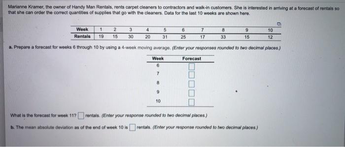 Marianne Kramer, the owner of Handy Man Rentals,