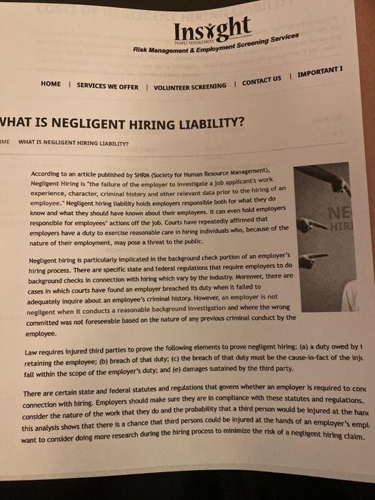 please read the article and summarize it. just a