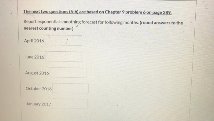 DEMAND For Problems 4 through 6, use the