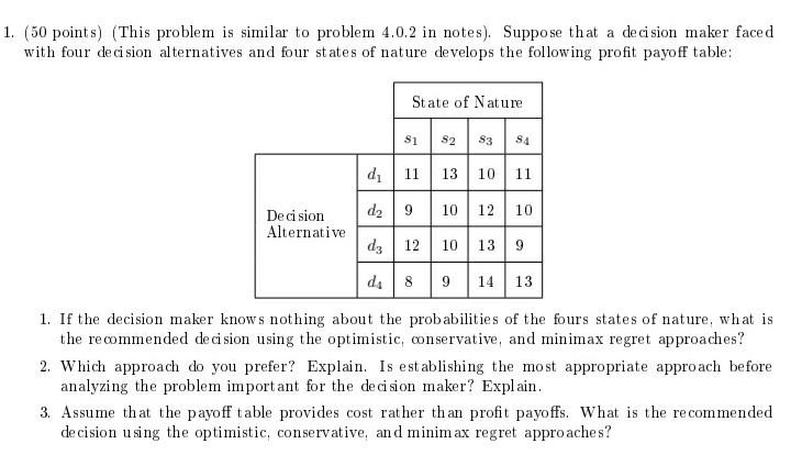 1. (50 points) (This problem is similar to