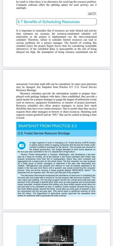 Please read Chapter 8 Pg-No. 279 & 281 carefully