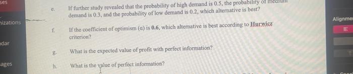 MGT 397, Chapter 12 Assignment An operations