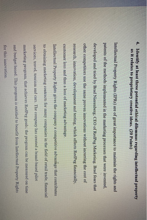 can you summary this i need a summary 4. Identify