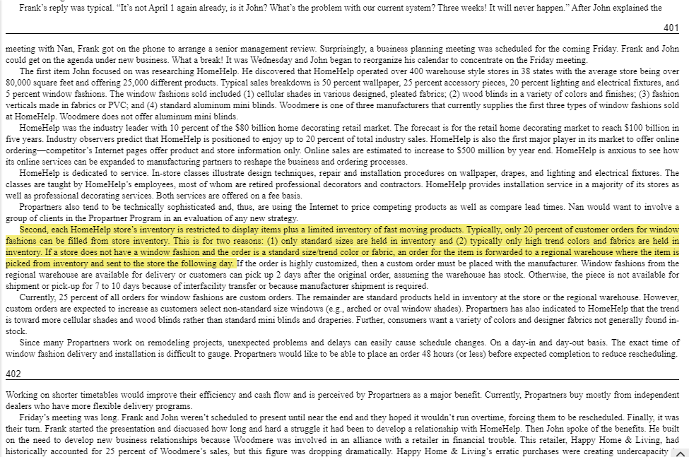 please answer the four questions without using