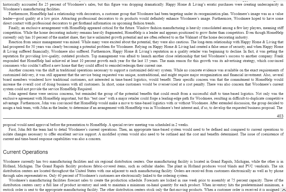 please answer the four questions without using