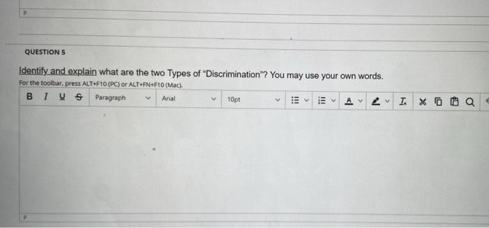P QUESTION S Identify and explain what are the