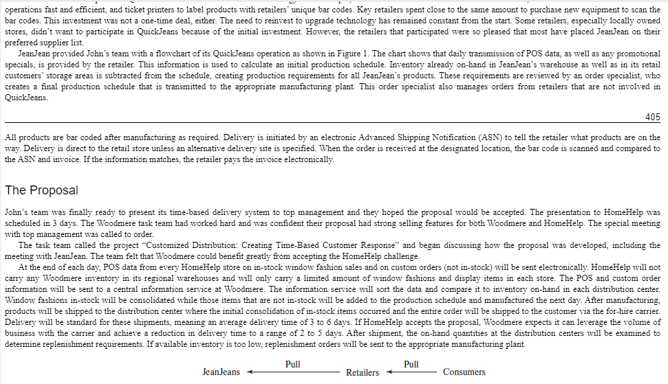 please answer the four questions without using