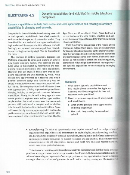 CHAPTER 4 RESOURCES AND CAPABILITIES ILLUSTRATION