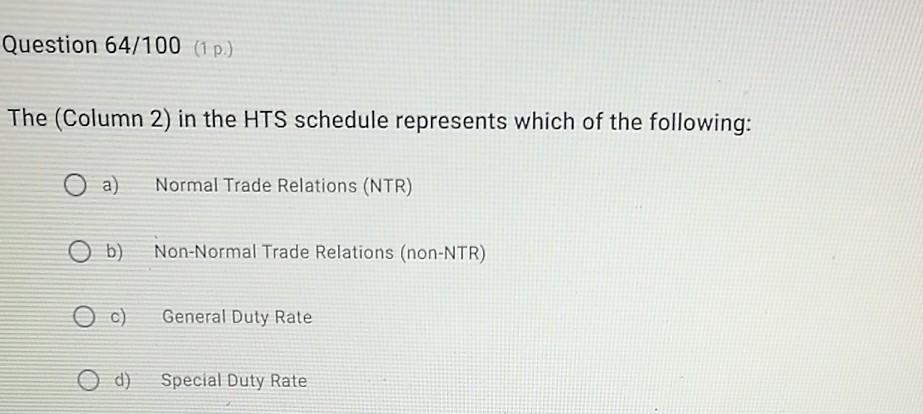 Question 66/100 (1 p.) When outsourcing one of