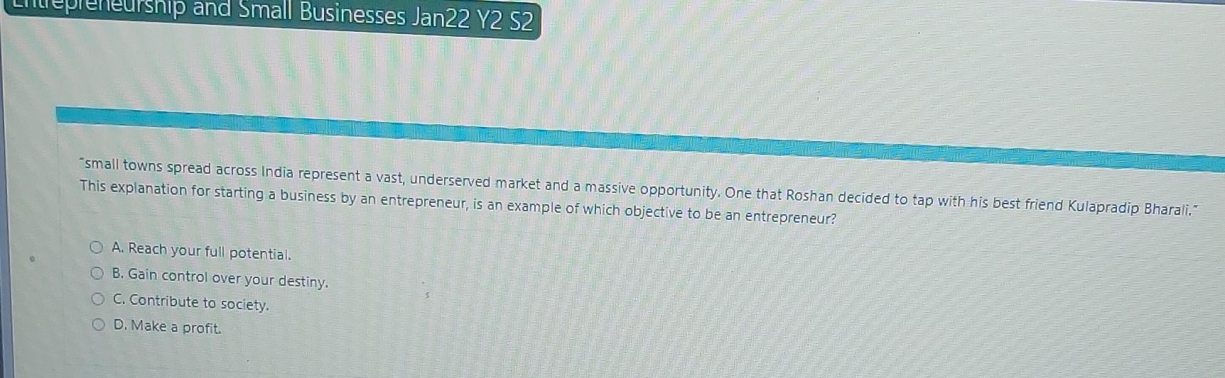 "small towns spread across India represent a