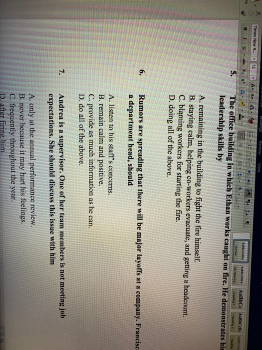 Mailings Review View Times New R 2 AA AA ENE TE