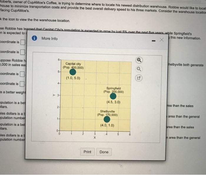 Robbie Roberts, owner of CupAMoe's Coffee, is