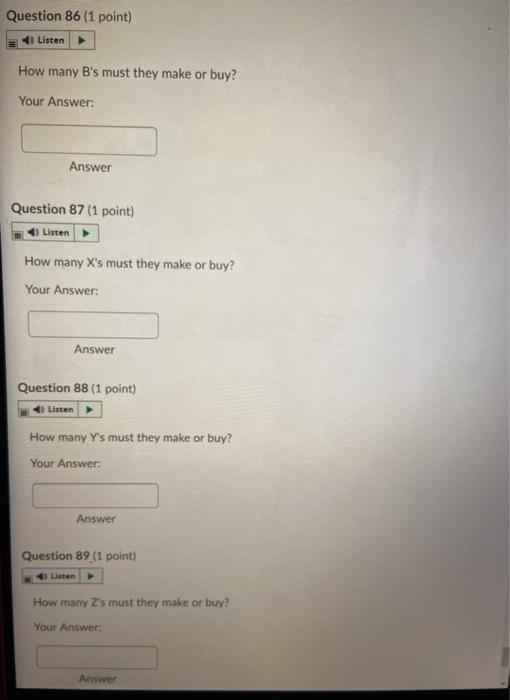 HELP!!! Each widget manufactured requires three
