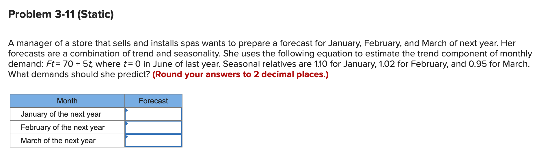 A manager of a store that sells and installs spas