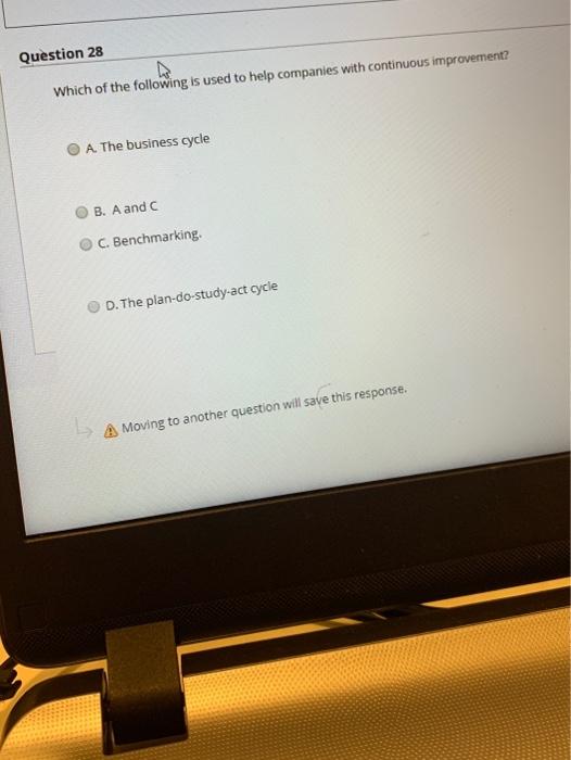 Question 28 Which of the following is used to