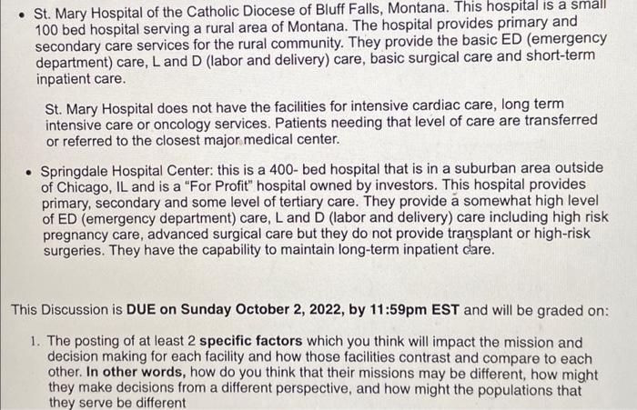 - St. Mary Hospital of the Catholic Diocese of