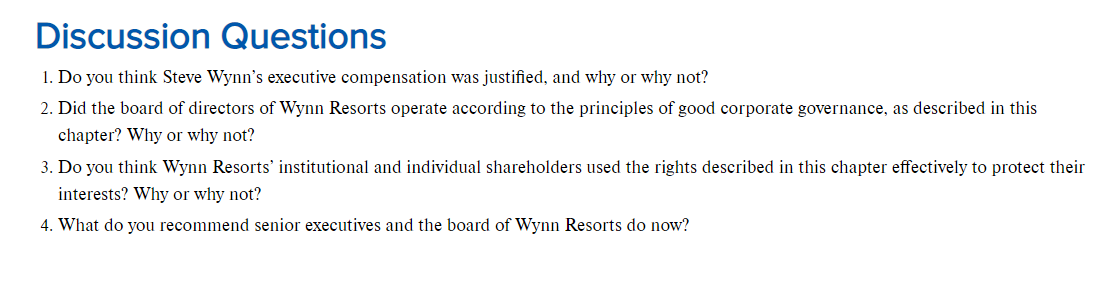 ***After reading through the case, Corporate