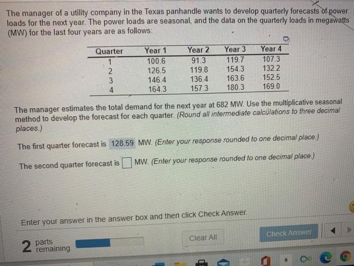 The manager of a utility company in the Texas