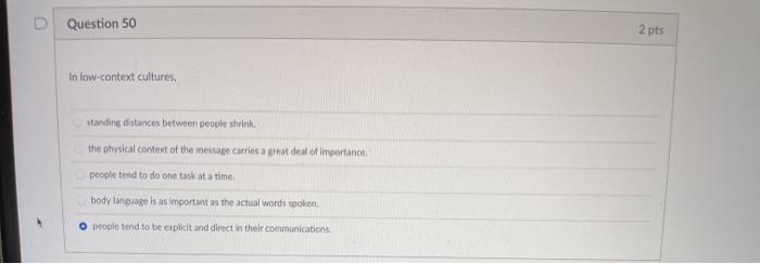 Question 15 2 pts In the global market, which of