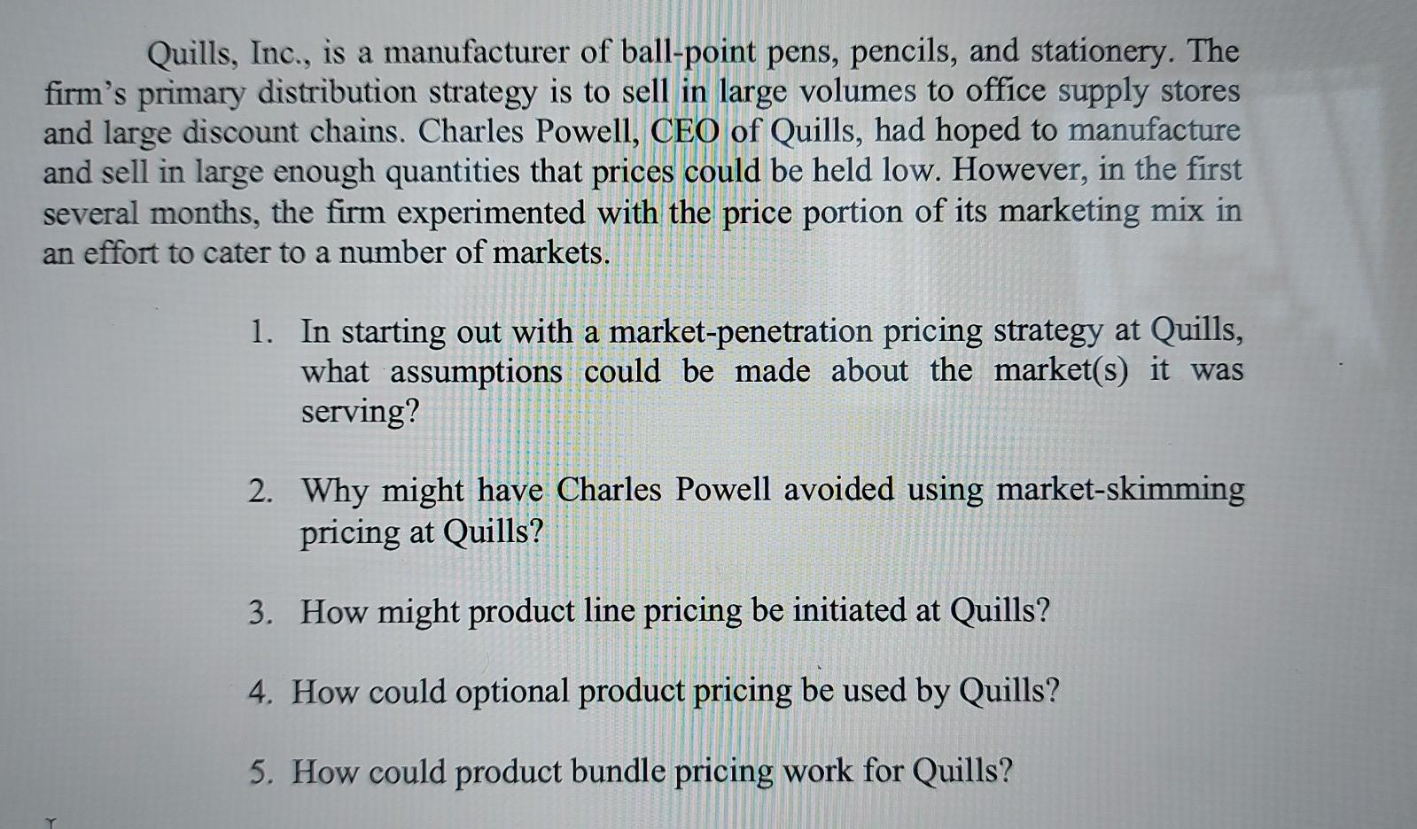 this is a marketing course please soon as