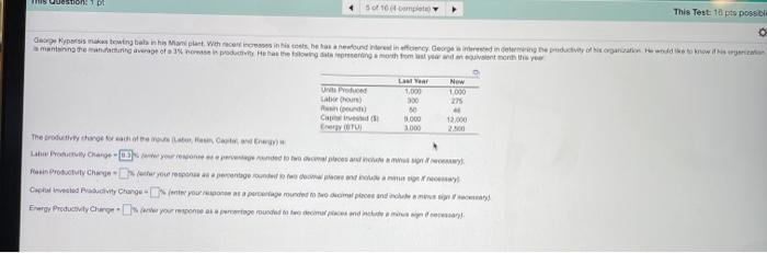 suosong Di 5 of 10 This Test 10 pts possil