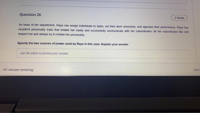 plz i have 20 mint only 2 Points Question 21