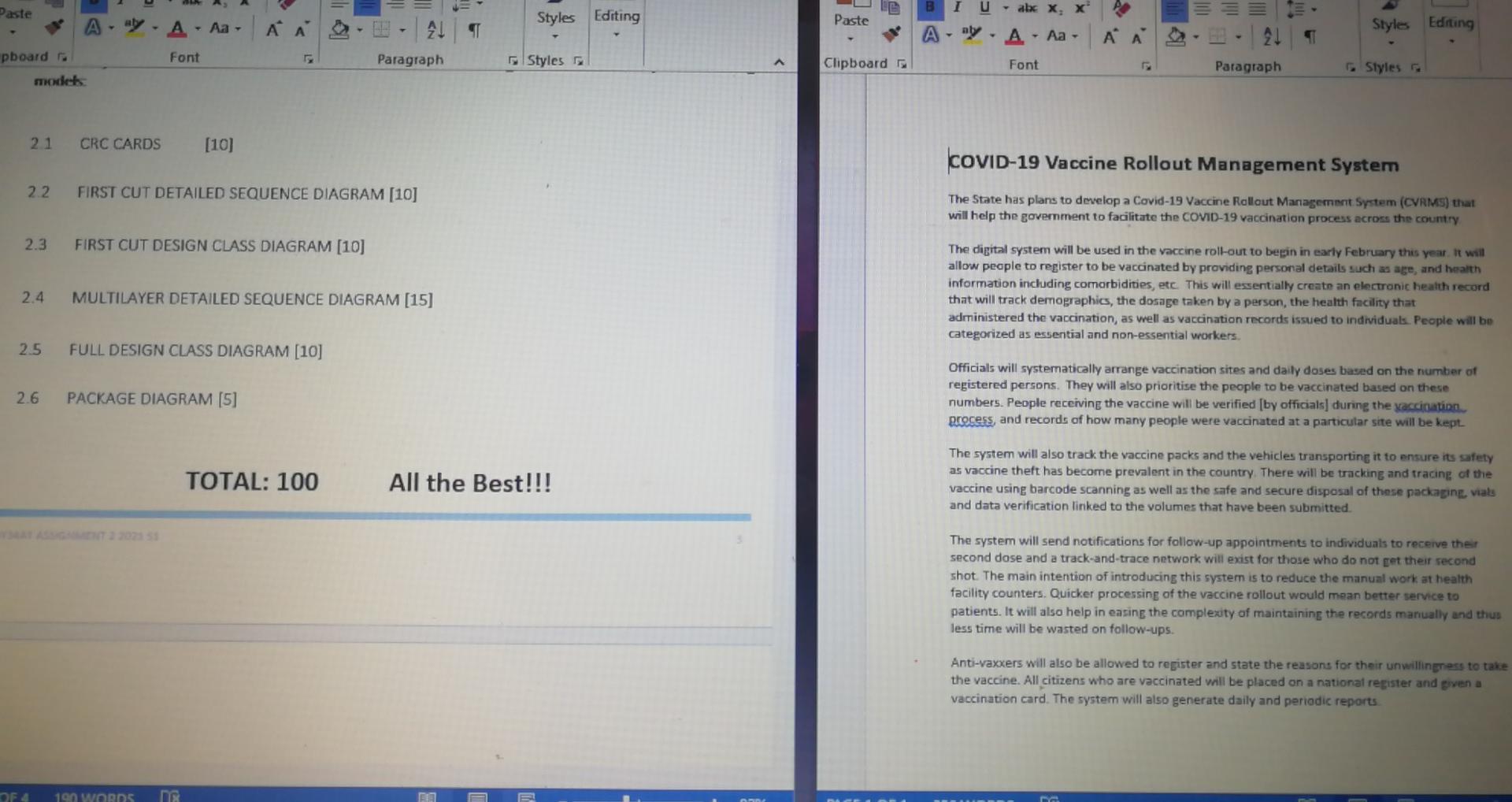 Paste Styles Editing Paste A . - Aa- A A AJ B I U