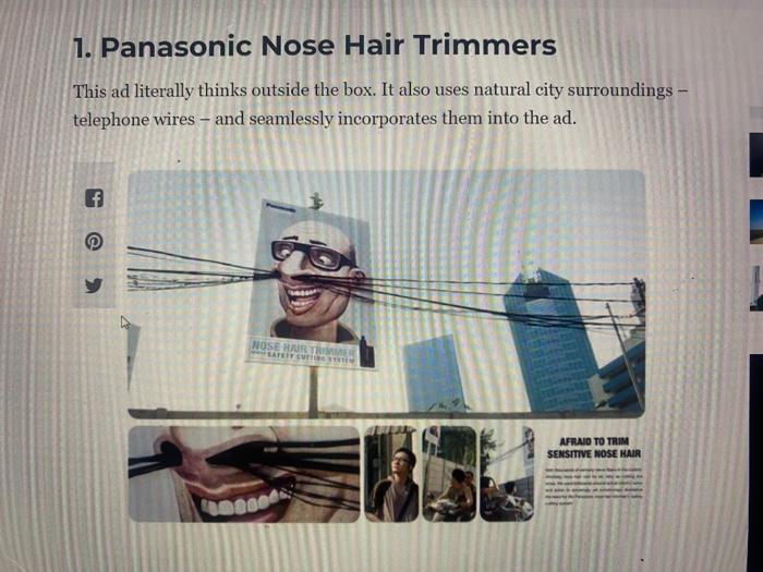 what is the creative stragety behind this ads The