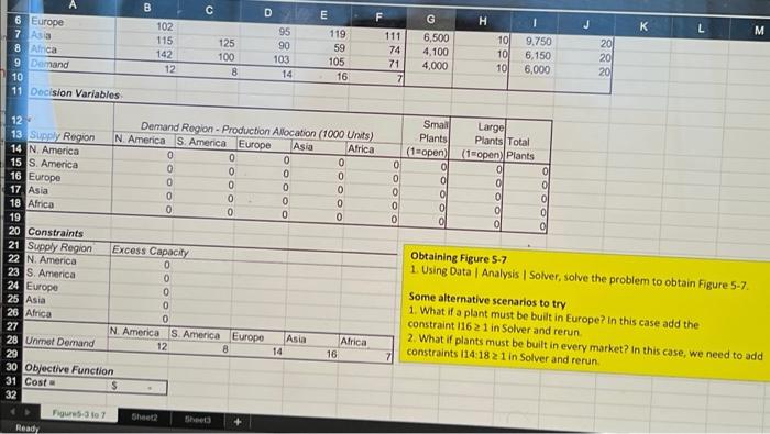 please show step by step nputs - Costs,