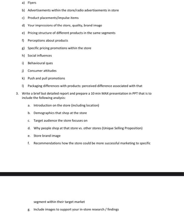 Store - Circle k As a group visit a Local Circle