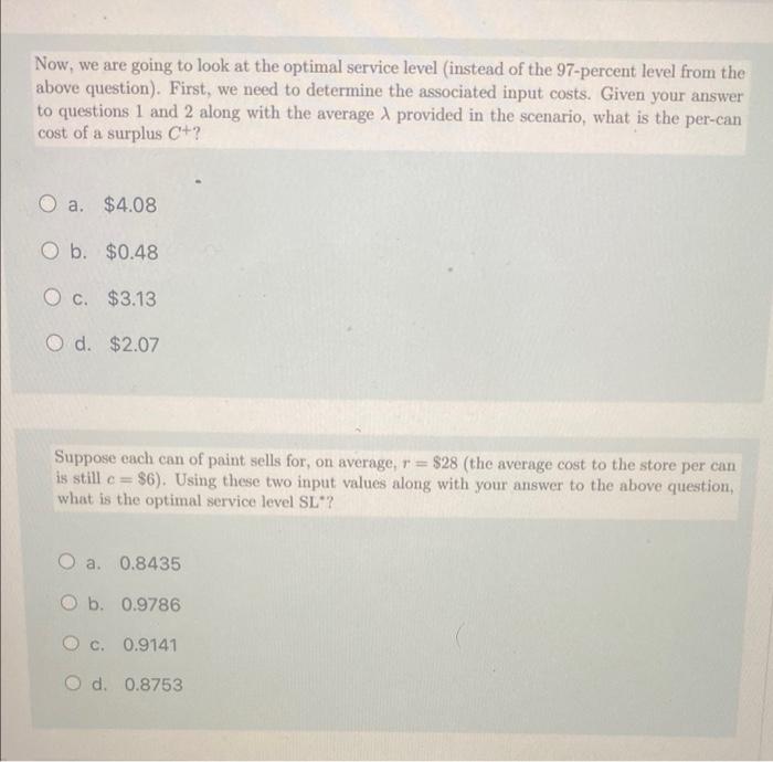 1 Working with the (Q, R) Model A local paint